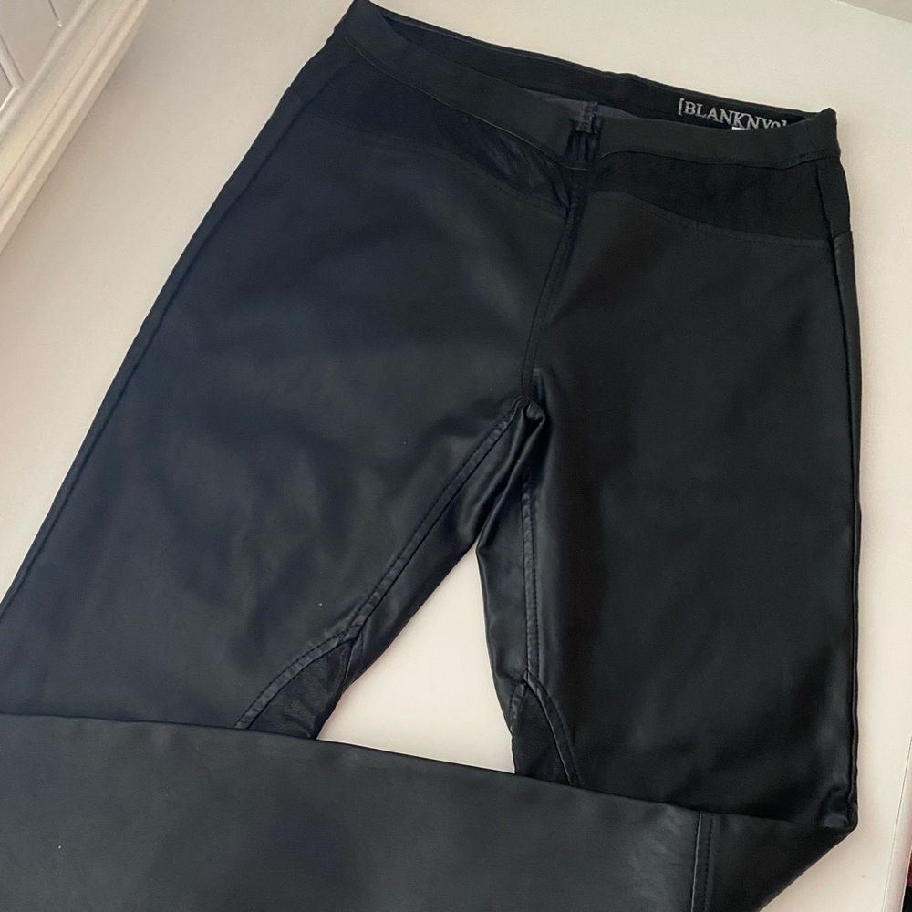 Leather leggings
